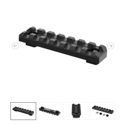 Rail aluminium CLAWGEAR M-LOK 7 Slots