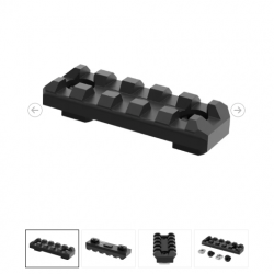 Rail aluminium CLAWGEAR M-LOK 5 Slots