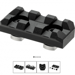 Rail aluminium CLAWGEAR M-LOK 3 Slots