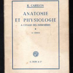anatomie et physiologie à l'usage des infirmières de r.carillon