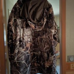 Blouson chaud camouflage