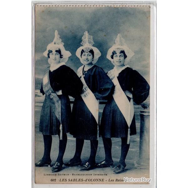 CPA - LES SABLES D'OLONNE. Les Reines N9000