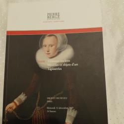Catalogue ventes au enchères pierre Bergé et associés décembre 2007