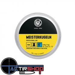 500 Plombs RWS Meisterkugeln 0,45 g Ø 4,50 mm
