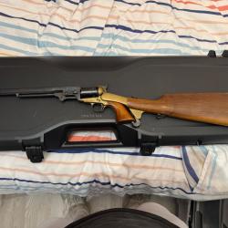 REVOLVER CAL.44 NAVY model 1851 + CROSSE AMOVIBLE