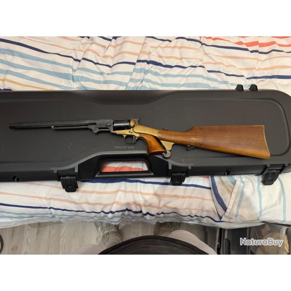 REVOLVER CAL.44 NAVY model 1851 + CROSSE AMOVIBLE
