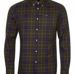Chemise à carreaux en flanelle Stanford (Couleur: vert et bleu à carreaux, Taille: S)