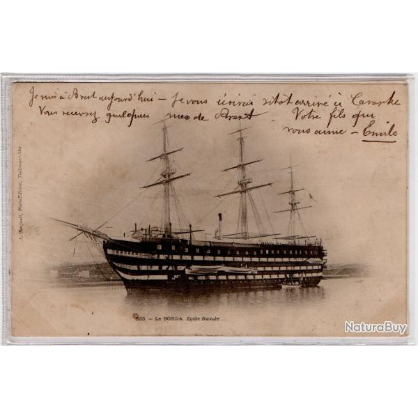 CPA -Marine de Guerre -  " BORDA " cole navale N1140