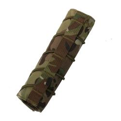 Housse de protection pour silencieux 18 cm tissu en nylon 500D réglable résistant à l'usure style 1