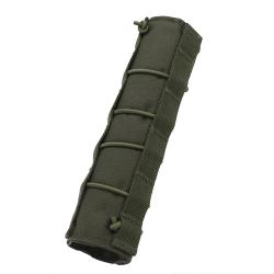 Housse de protection pour silencieux 18 cm tissu en nylon 500D réglable résistant à l'usure style 4