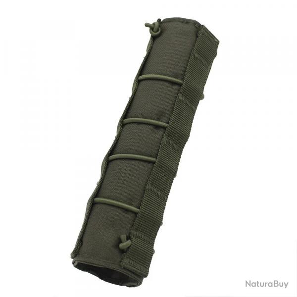 Housse de protection pour silencieux 18 cm tissu en nylon 500D rglable rsistant  l'usure style 4