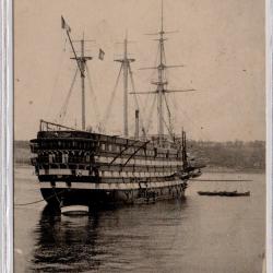 CPA -Marine de Guerre -  BREST " Le BORDA " École navale N°1141