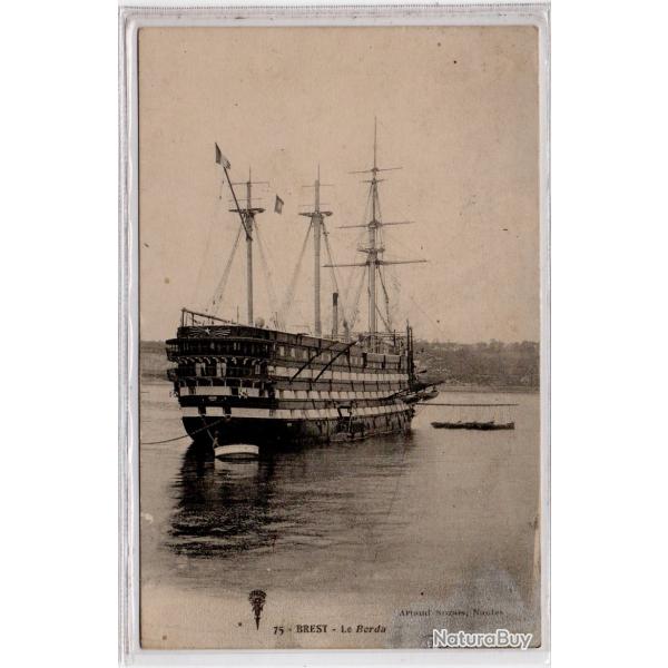 CPA -Marine de Guerre -  BREST " Le BORDA " cole navale N1141