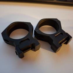 Paire de colliers acier UTG medium 34mm Picatinny TBE