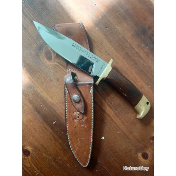 Rare couteau fixe Tronay de Jean Tanazacq/ARDENNLAME en TBE collection