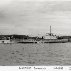 CPA - Marine de Guerre - Le Sous-Marins " NAUTILUS " 6-7-1932 N°1150