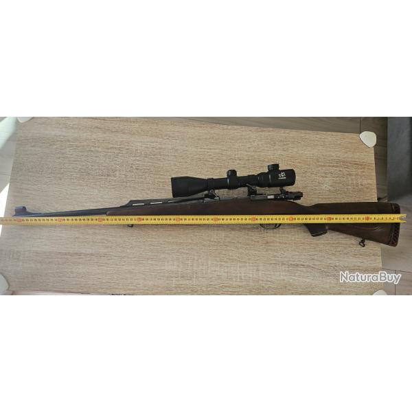 Carabine Luger 7x64 avec lunette