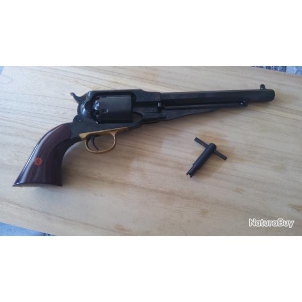 Revolver remington 1858, 8 pouces uberti, poudre noire
