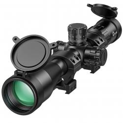 Lunette FFP 5-25x50 Réticule Eclairé Rouge Arrêt Zéro Parallaxe Réglable Idéale Chasse et Tir