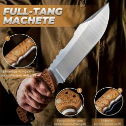 Couteau de camp machette - Acier 4Cr13 de 7 mm !!! QUANTITE LIMITE ! (3)