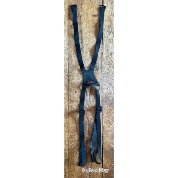 Blaser bretelles noires pour chasseurs -  crochets