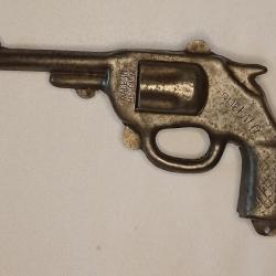 Pistolet jouet ancien en tôle BUFFALO made in Belgium vintage n°16