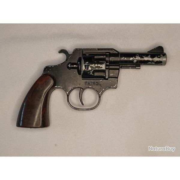 Pistolet jouet  ptard amorce en Zamac BCM England vintage 70/80 n17