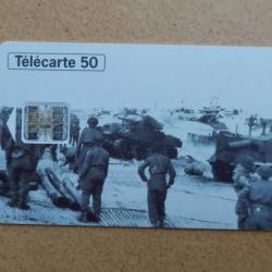 TELECARTE 50 ANS DU D-DAY 1944-1994 DEBARQUEMENT JUNO BEACH COURSEULLES  SUR MER 6 JUIN 1944