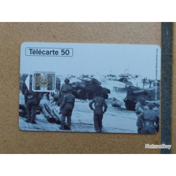 TELECARTE 50 ANS DU D-DAY 1944-1994 DEBARQUEMENT JUNO BEACH COURSEULLES  SUR MER 6 JUIN 1944