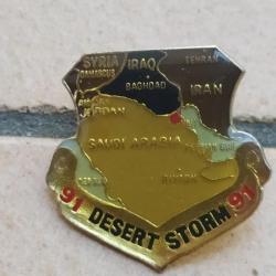 PINS US DESERT STORM 90 DESERT SHIELD 91 GUERRE DU GOLF
