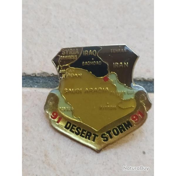PINS US DESERT STORM 90 DESERT SHIELD 91 GUERRE DU GOLF