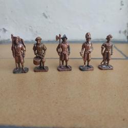 FIGURINE KINDER METAL SWISS N 1-2-3-5-6
