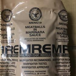 Carton de 5 Rations de combat américaine DLC 05/27