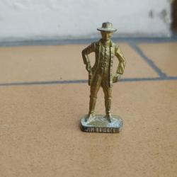 FIGURINE KINDER METAL JIM BRIDGER  COW BOY WESTERN METALFIGUR