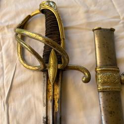 SABRE OFFICIER  CAVALERIE LEGERE PREMIER EMPIRE