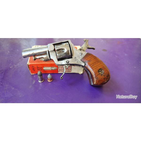 Rare petit  Revolver Bouldog de poche cal.22court  ou bosquette.