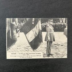 Carte postale : hommage à Jeanne d'Arc par le Maréchal PETAIN.