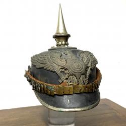 Casque à pointe allemand de sous-officier des Pionniers de la Garde m 1871