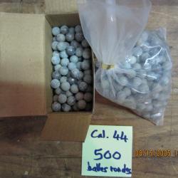 Balles rondes cal. 44