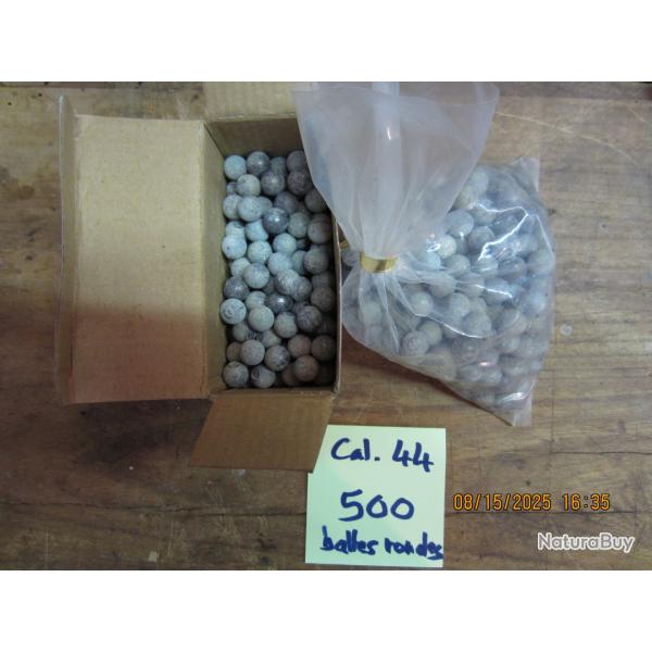 Balles rondes cal. 44