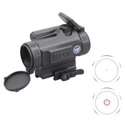 Viseur Point Rouge 1x30 - Double Réticule 3 MOA, 11 Niveaux, Montage QD Picatinny Chasse Tir