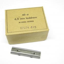 Boite vide pour 40 lame chargeur Mauser Suedois 6.5 x 55 avec une lame
