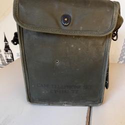 Téléphone us ww2 réutilisé armée Française,42 eme régiment de transmissions 42 RT, FFA,RASTTAT.