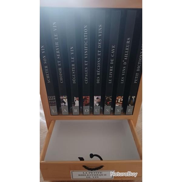 Livre bibliothque sur le vin