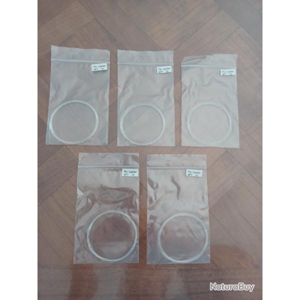 Lot de 5 bas de lignes coniques pche  la mouche