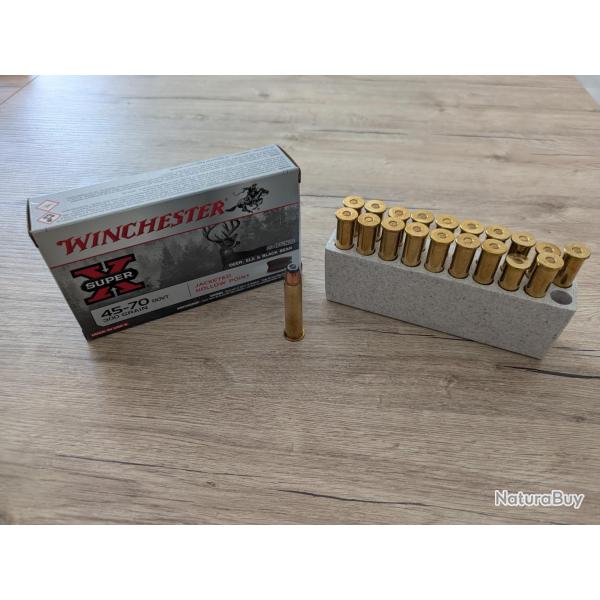 Boite 20 cartouches Winchester X Super 45-70 GVT 300grs - 1 sans rserve