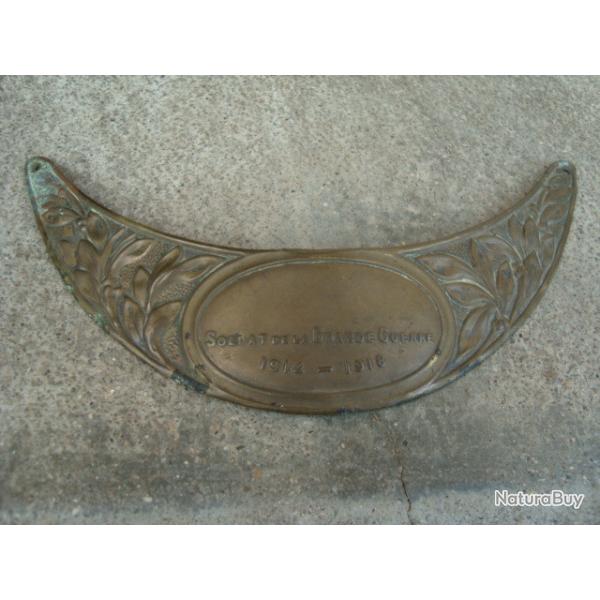 PLAQUE CASQUE ADRIAN 14/18