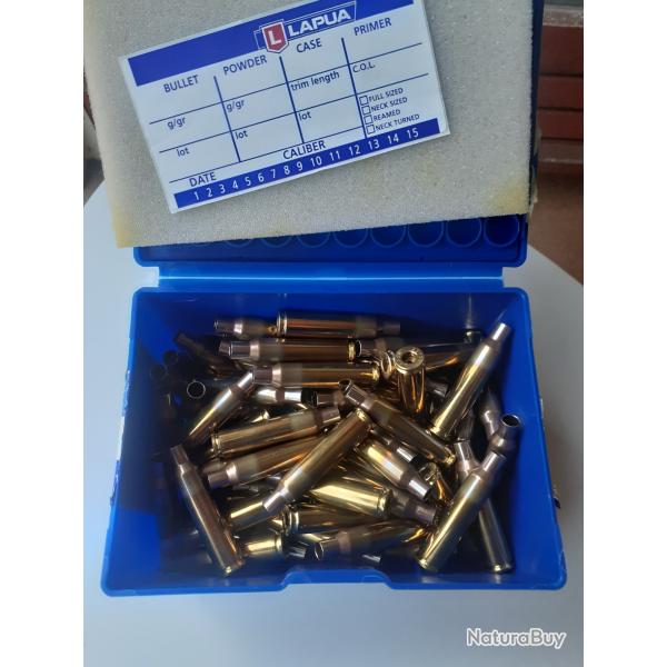 Douilles LAPUA  en calibre 6.5 x55 Swedish
