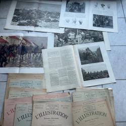 L'illustration hebdomadaire 1915, lot de 21 numéros