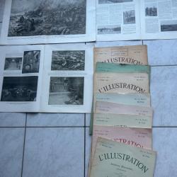 L'illustration hebdomadaire 1914, lot de 11 numéros : Octobre - Décembre 1914